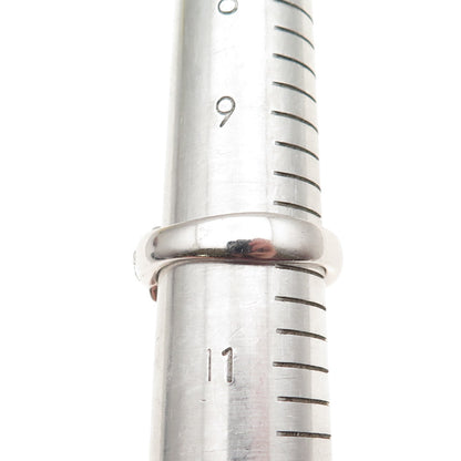 925 Sterling Silver Real Diamond & Pearl Floral Ring Size 10.25