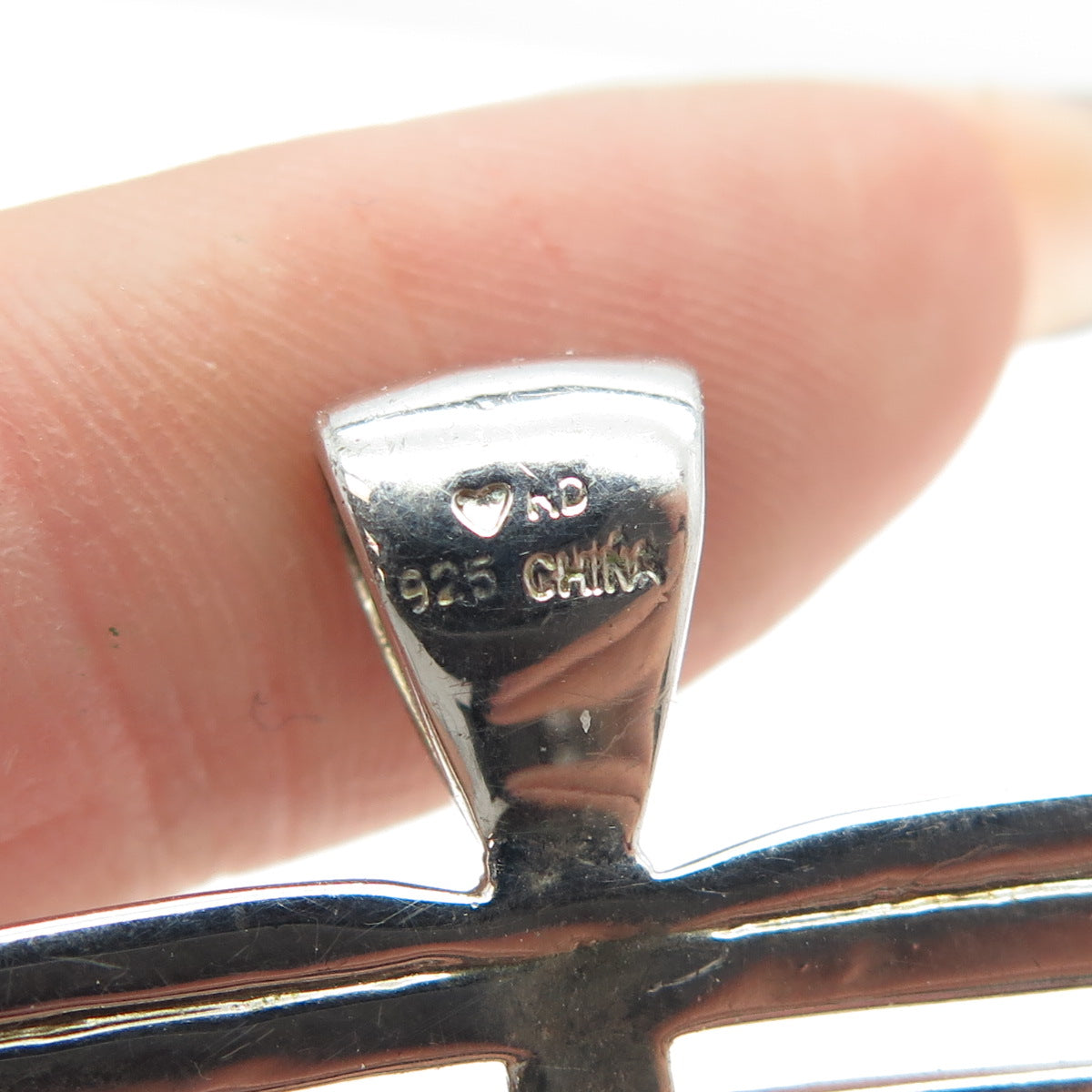 925 Sterling Silver Real Turquoise Gemstone Leaf Pendant / Pin Brooch