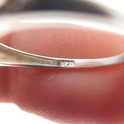 CHUCK CLEMENCY 925 Sterling Silver Real Cushion-Cut Kunzite Ring Size 10.25