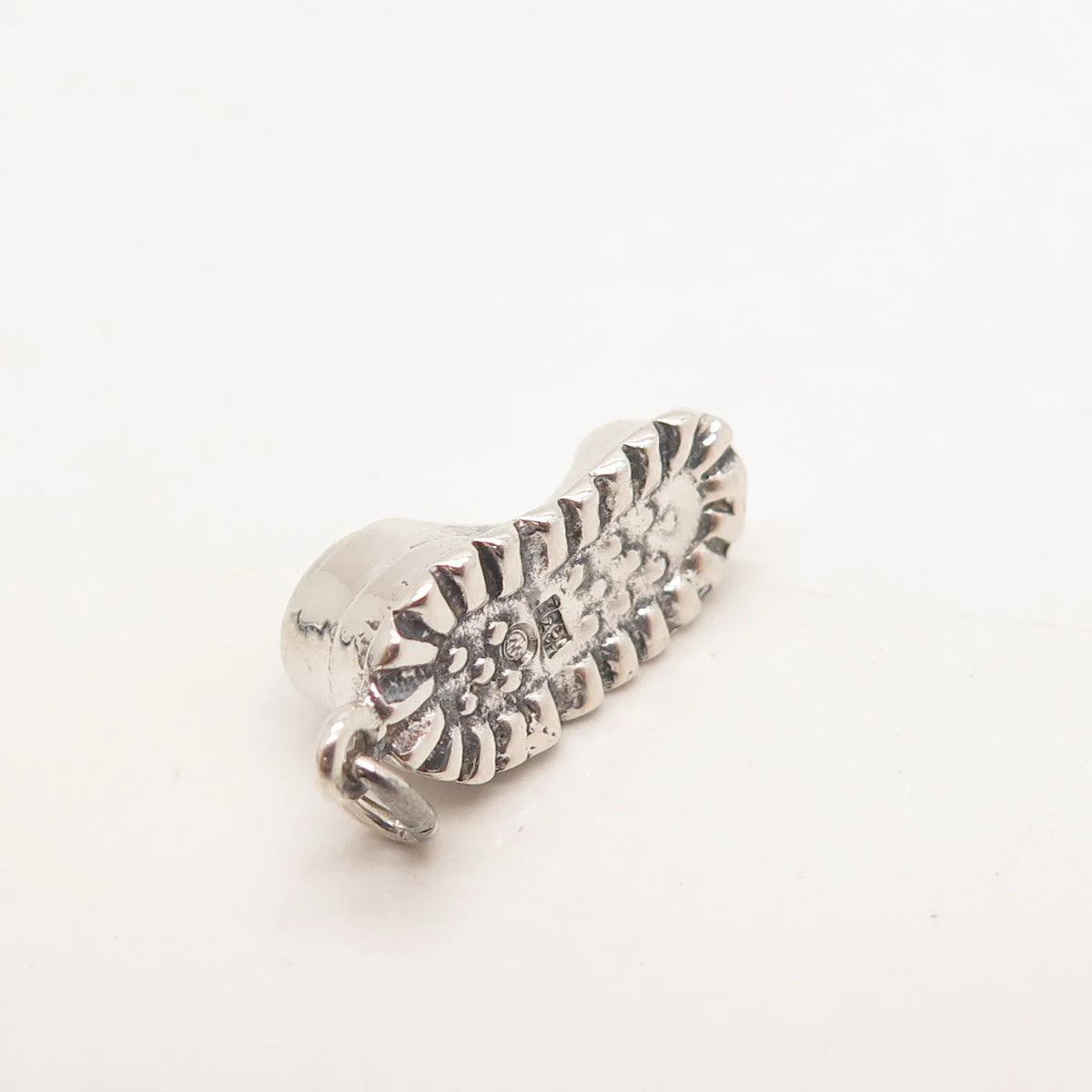 835 Silver Vintage Boot Shoe Charm Pendant