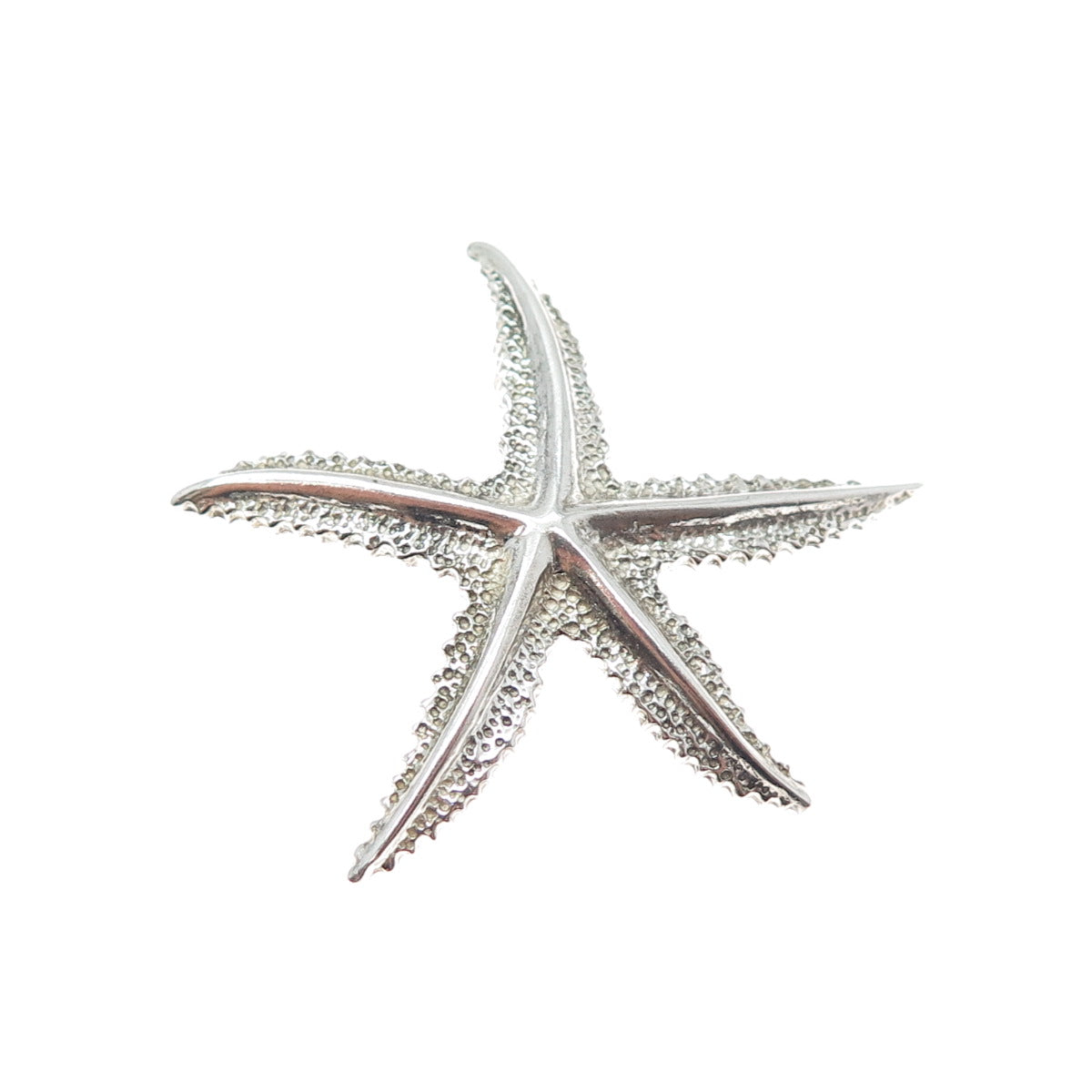 925 Sterling Silver Vintage Mexico Starfish Oxidized Pin Brooch