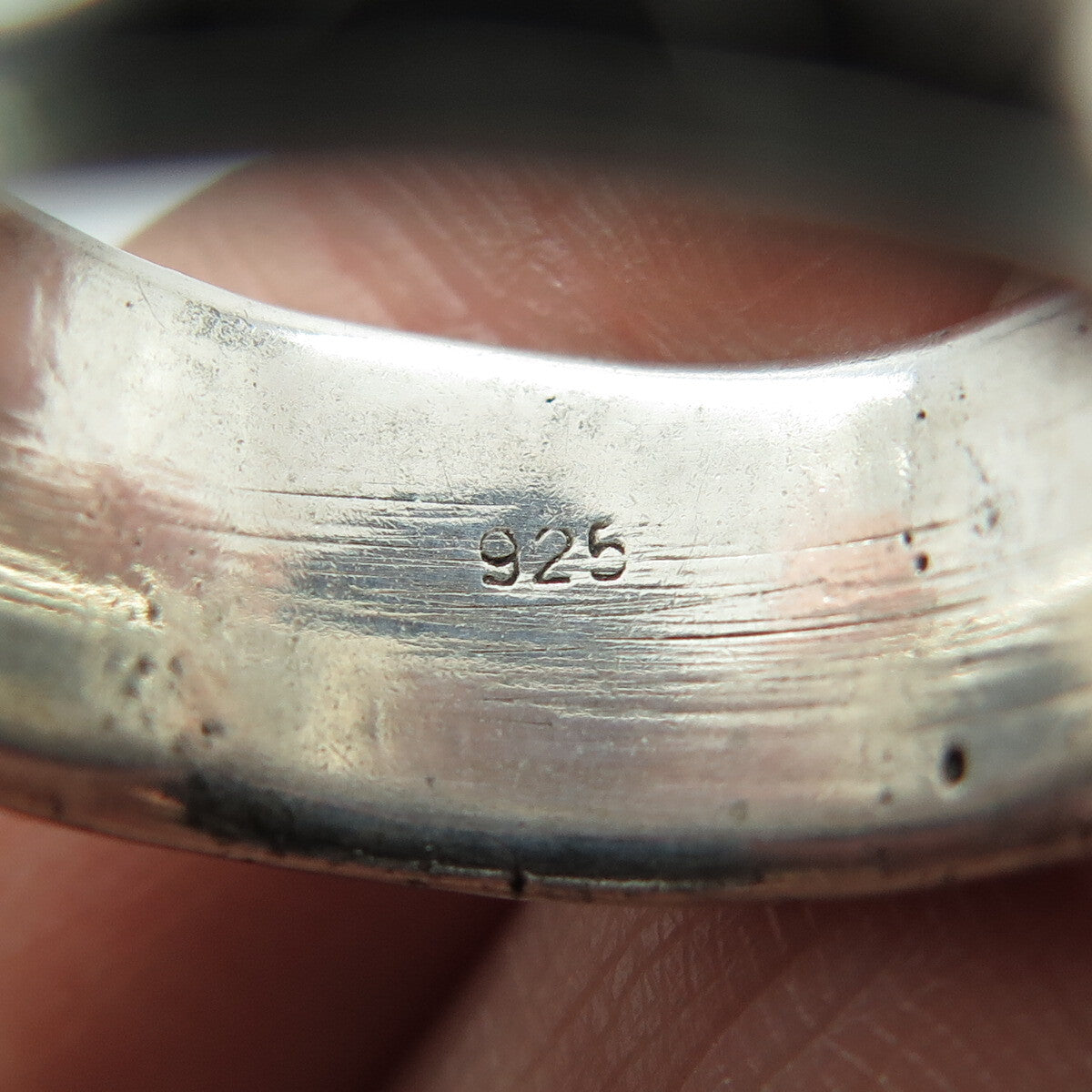 925 Sterling Silver Vintage Celtic Knot Oxidized Band Ring Size 8.75