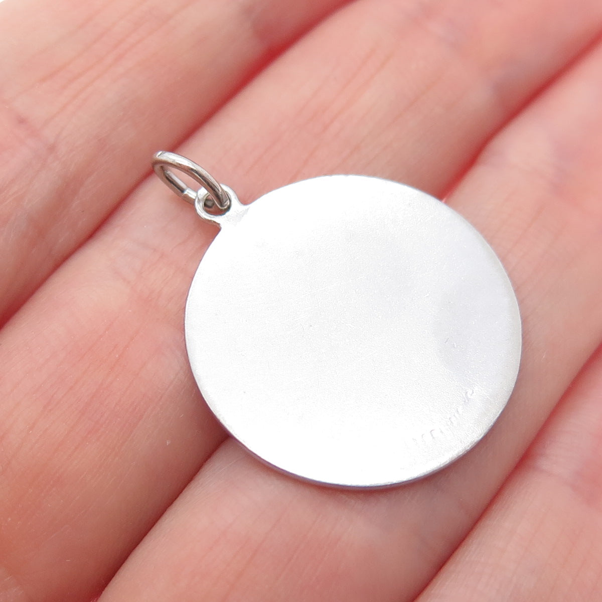 GRIFFITH & SONS CO. 925 Sterling Silver Vintage Enamel Cheerleader Charm Pendant