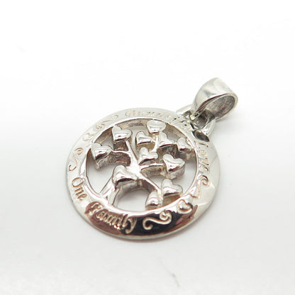 925 Sterling Silver Kohl's Jewelry Bountiful Love One Family Tree Pendant