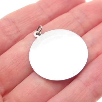 925 Sterling Silver Vintage Comedy & Tragedy Masks Charm Pendant