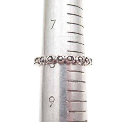 PANDORA 925 Sterling Silver Celebration Band Ring Size 8