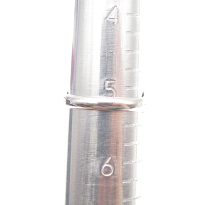 Jennifer Begay Navajo Old Pawn Sterling 2-Tone Turquoise & MOP Ring Size 5.25