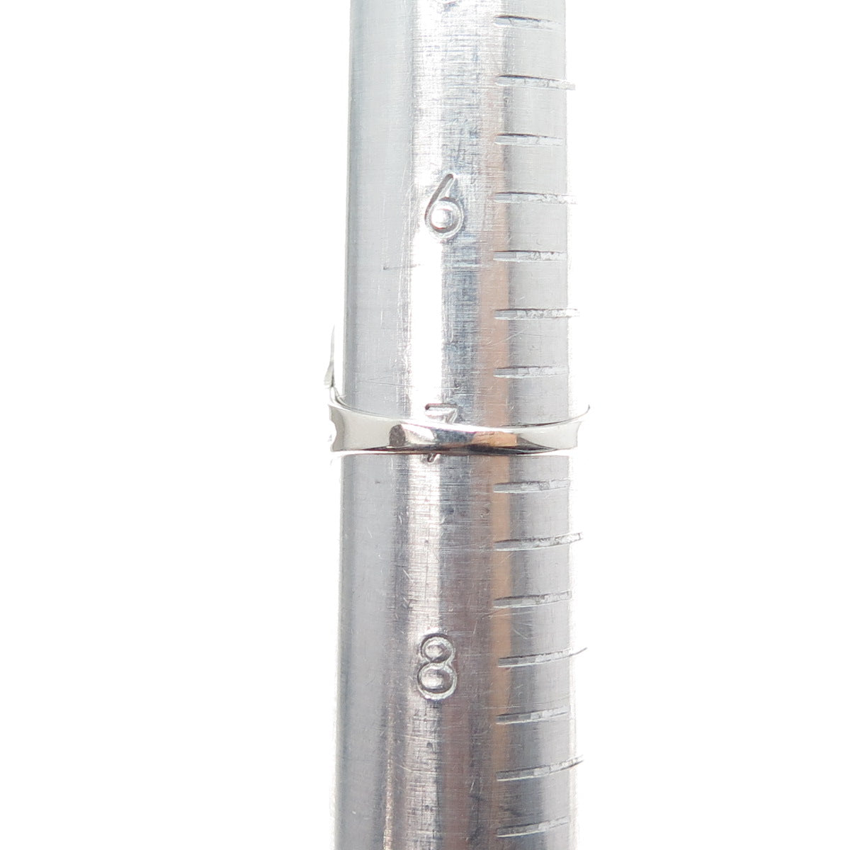 925 Sterling Silver Vintage Mexico Modernist Flower Ring Size 7