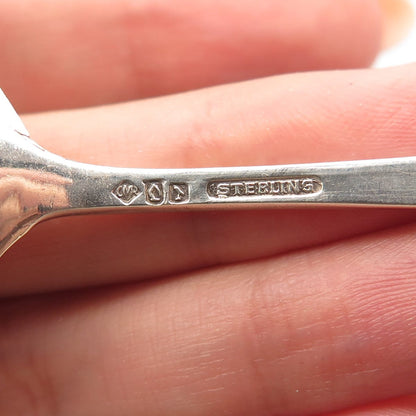 925 Sterling Silver Antique Charles M. Robbins States & Cities Michigan Spoon