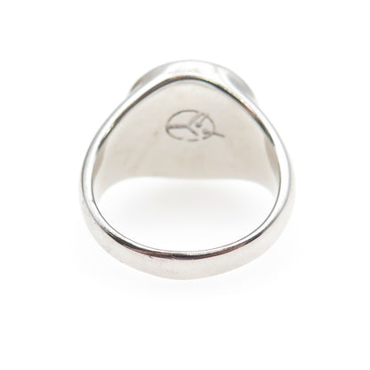 925 Sterling Silver Vintage Dog Paw Signet Ring Size 7.75