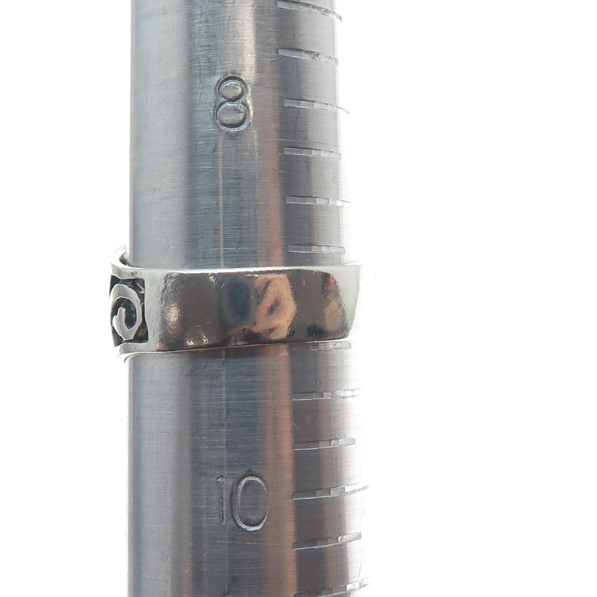 925 Sterling Silver Vintage Celtic Knot Ring Size 9.25