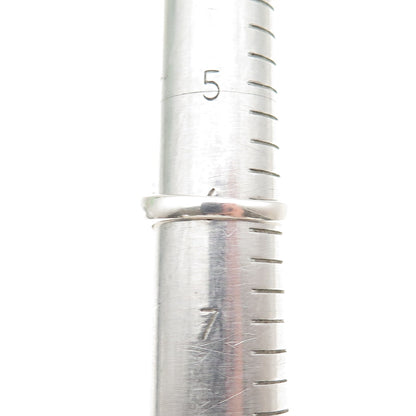 Whitney Kelly Sterling Vintage Real Amethyst Abalone Shell & MOP Ring Size 6.25