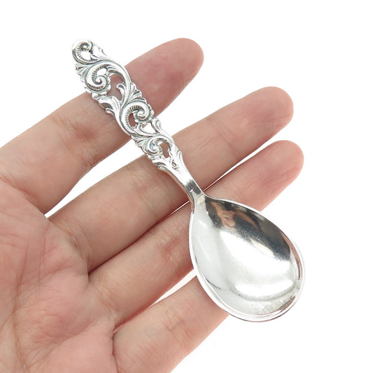 BRODRENE MYLIUS 830S Silver Vintage Norway Tele Tea Caddy Spoon