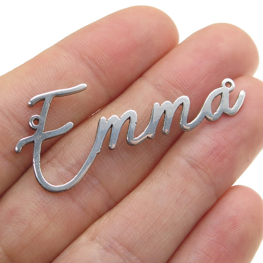 925 Sterling Silver "Emma" Personalized Centerpiece Pendant