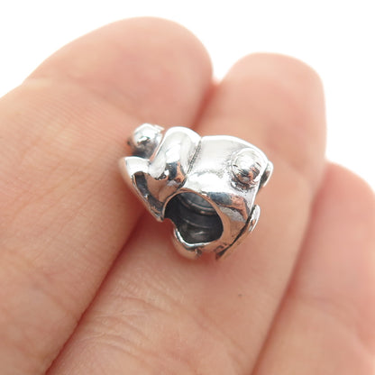 PANDORA 925 Sterling Silver Nini the Rabbit Slide Bead Charm
