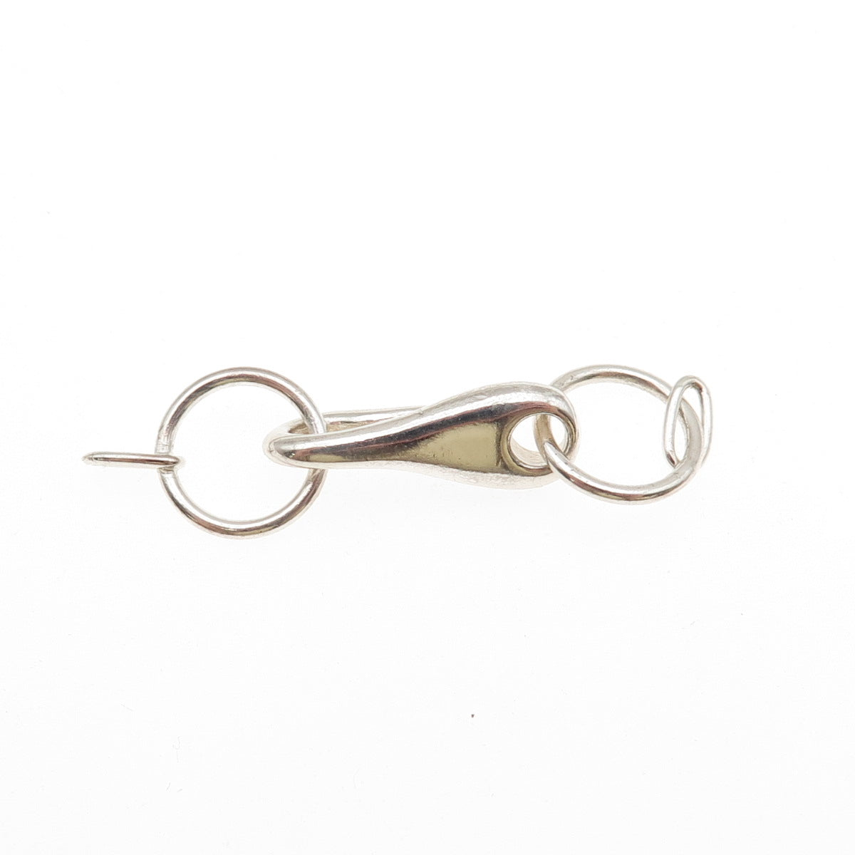 925 Sterling Silver Vintage Bracelet / Necklace Hook Lock Clasp