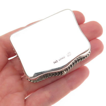 Liana Vourakis 925 Sterling Silver Vintage Pill / Snuff Box