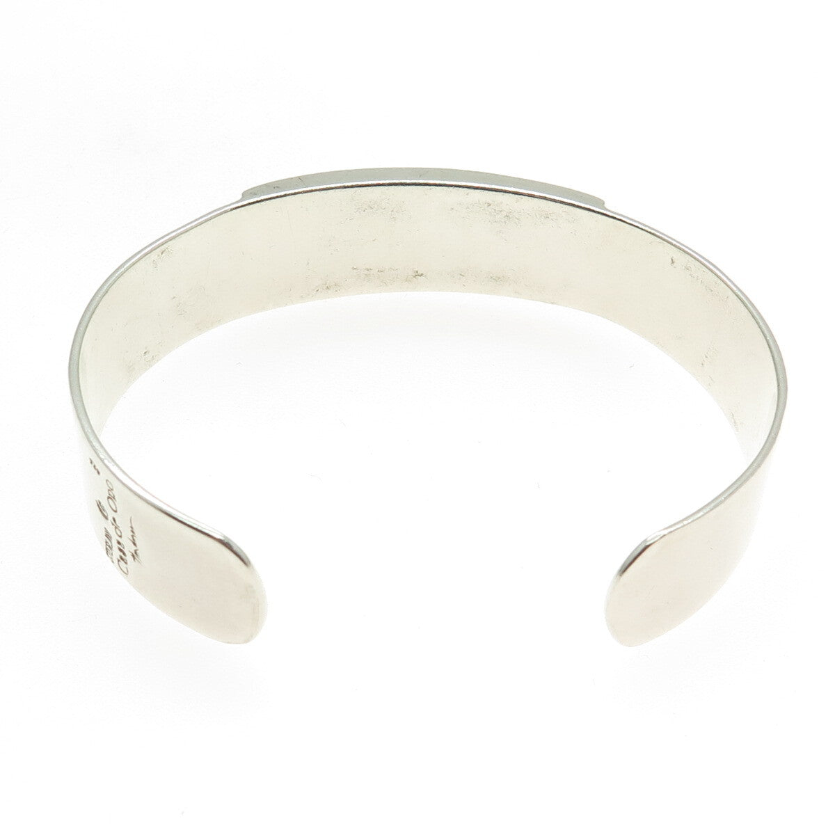 CASA DE ORO 925 Sterling Silver Vintage Tribal Oxidized Adjustable Bracelet 7"