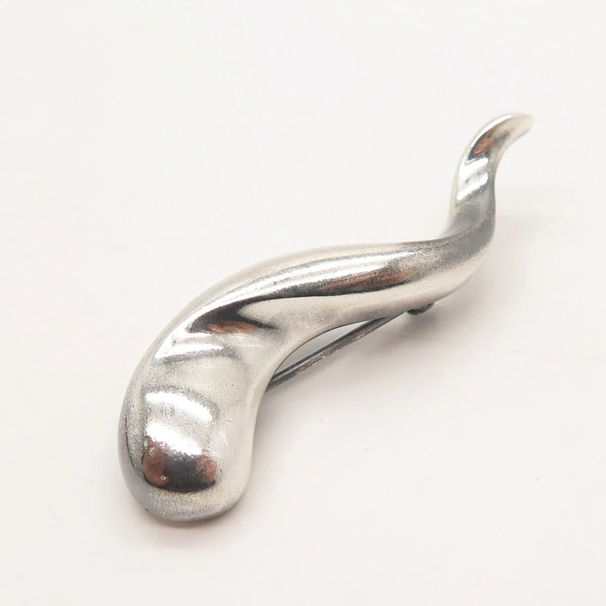 925 Sterling Silver Vintage Journey Pin Brooch