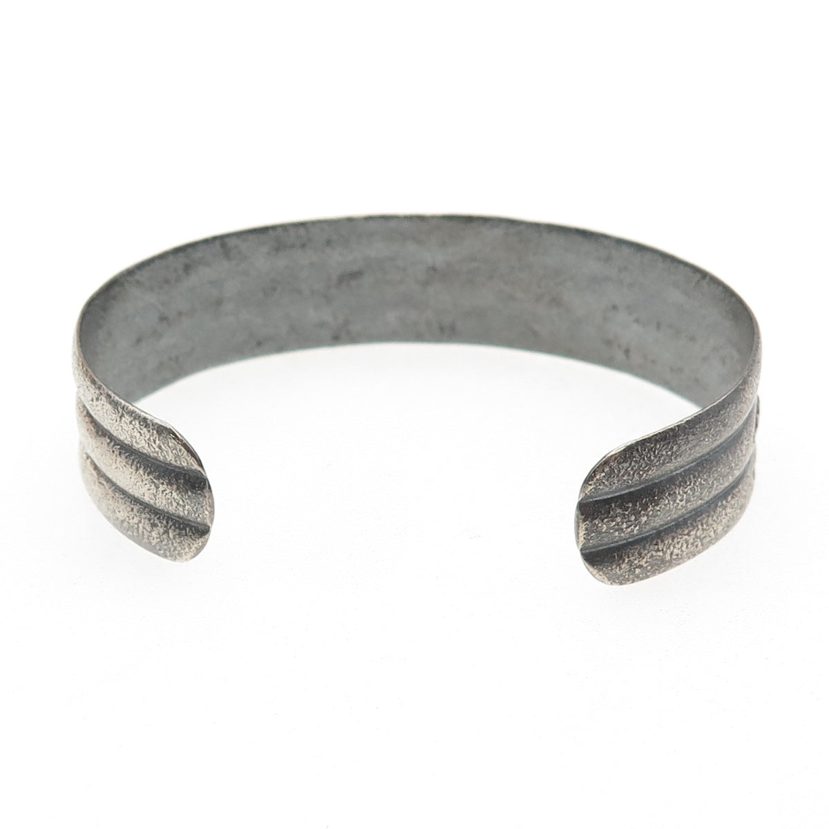 Old Pawn 925 Sterling Silver Vintage Southwestern Adjustable Cuff Bracelet 6.5"