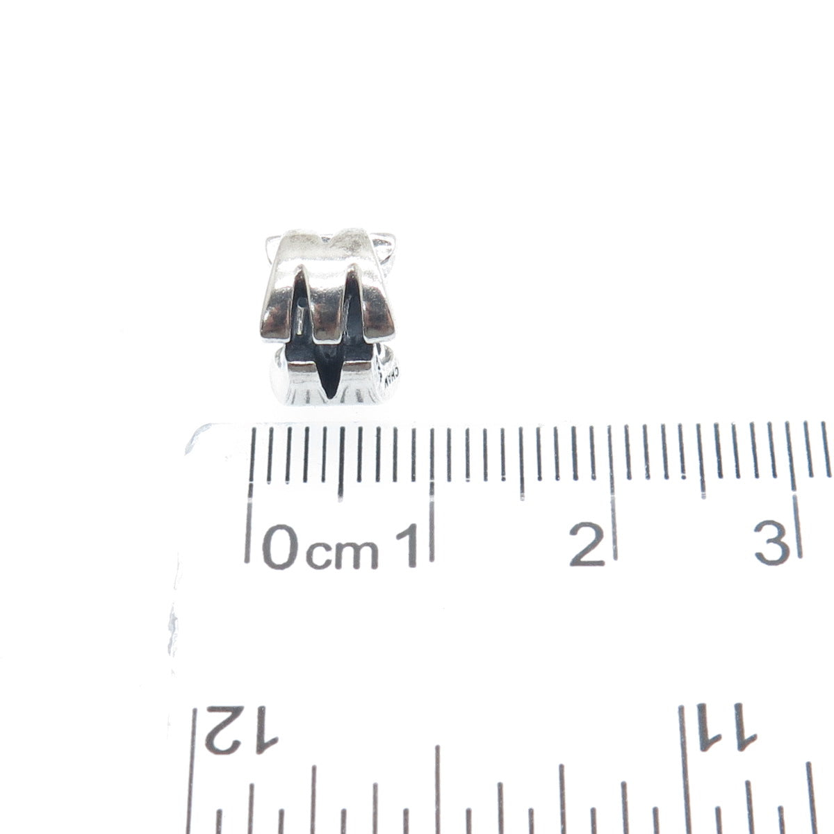CHAMILIA 925 Sterling Silver Letter M / W Initial Bead Charm