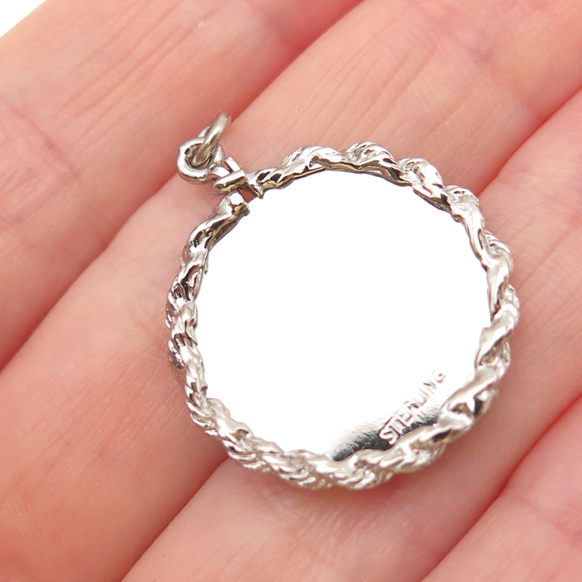925 Sterling Silver Vintage Baby Stroller Charm Pendant