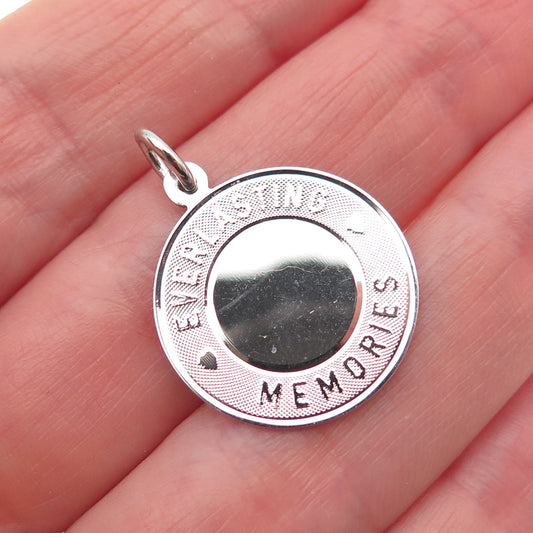 JAY POSON 925 Sterling Silver Vintage Everlasting Memories Charm Pendant