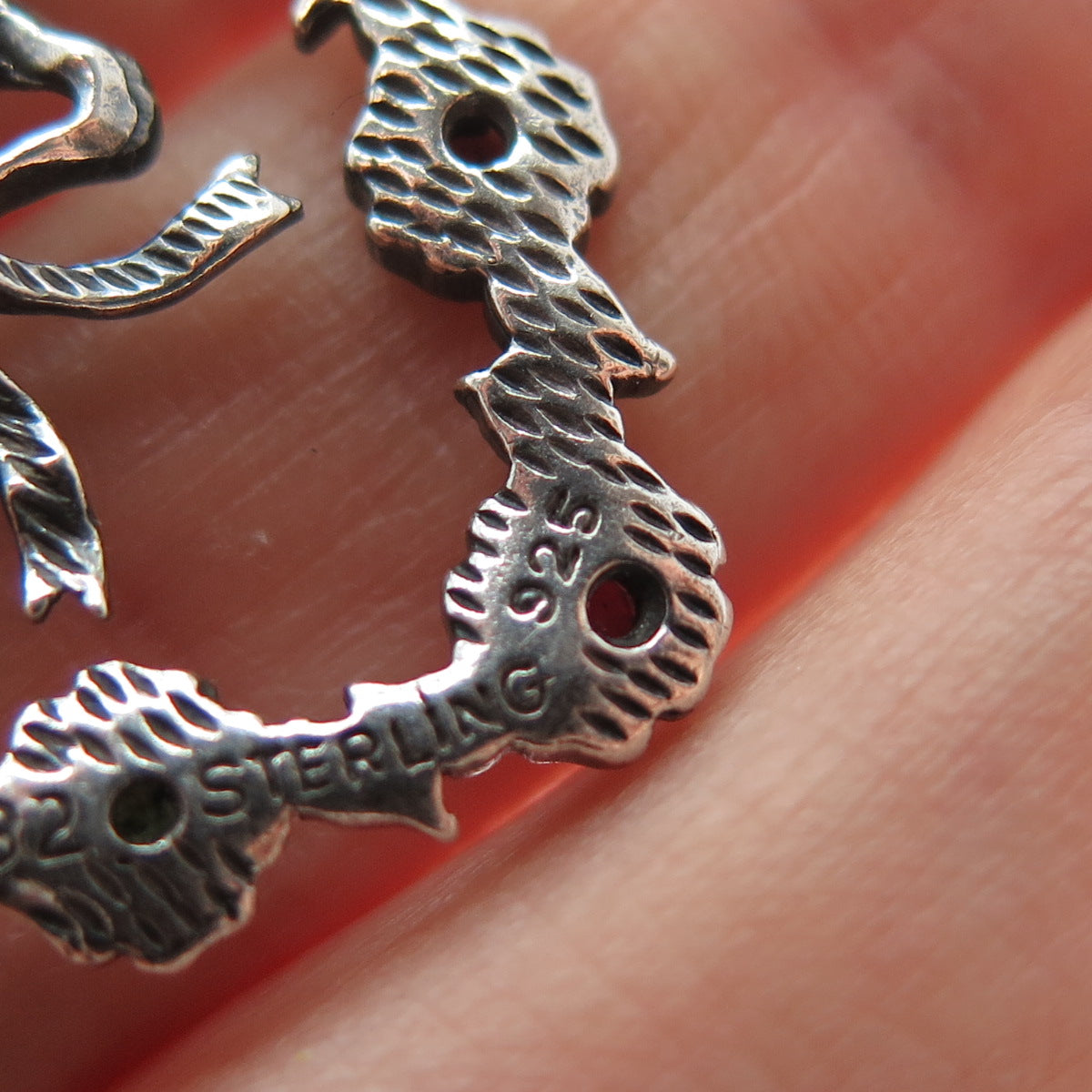 FRANKLIN MINT Sterling Vintage 1982 Diamond Sapphire Emerald Ruby Heart Pendant