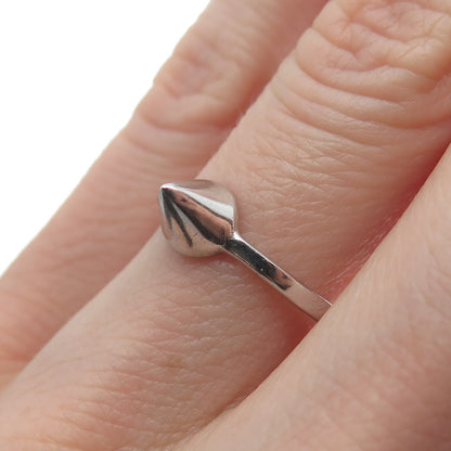 925 Sterling Silver Cone / Arrowhead Ring Size 6.5