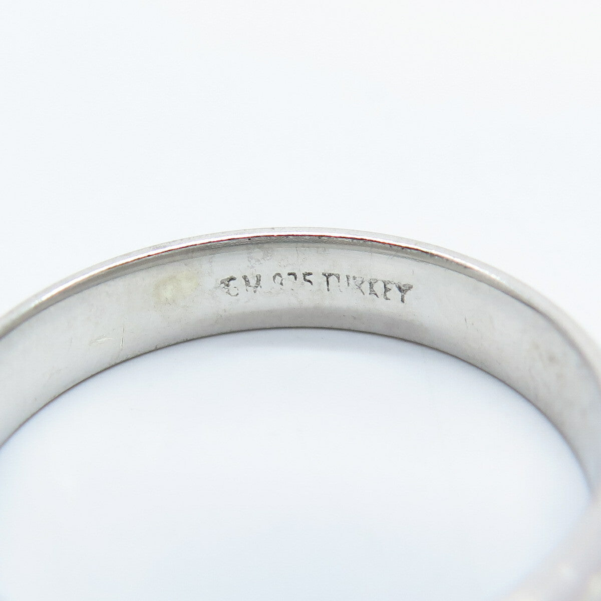 925 Sterling Silver Classic Band Ring Size 9.25