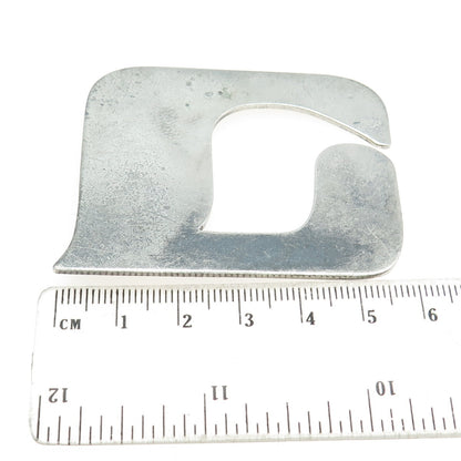 925 Sterling Silver Vintage EK Designs Modernist Pendant
