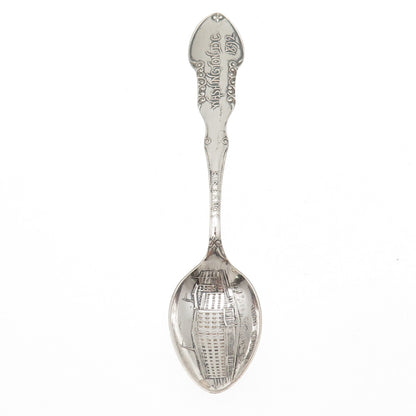 925 Sterling Silver Antique Art Deco Washington DC Coffee Spoon