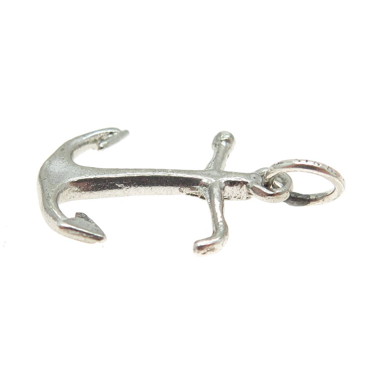 925 Sterling Silver Vintage Anchor 3D Pendant