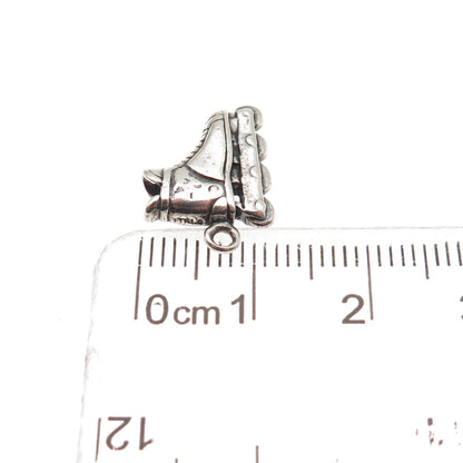 Sunwest 925 Sterling Silver Vintage Rollerblade Skate Mini Charm Pendant