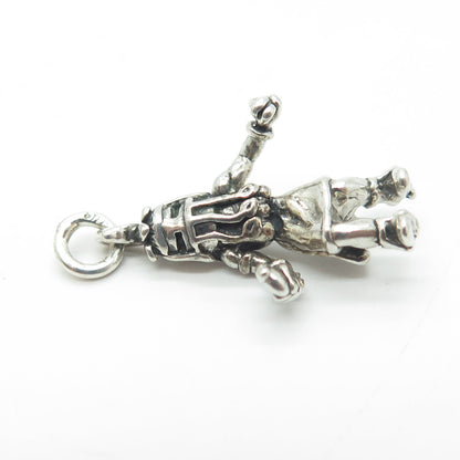 925 Sterling Silver Vintage Southwestern Indian Kachina Dancer Charm Pendant