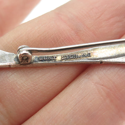 LUNT 925 Sterling Silver Vintage 1961 Alexandra Spoon Pin Brooch
