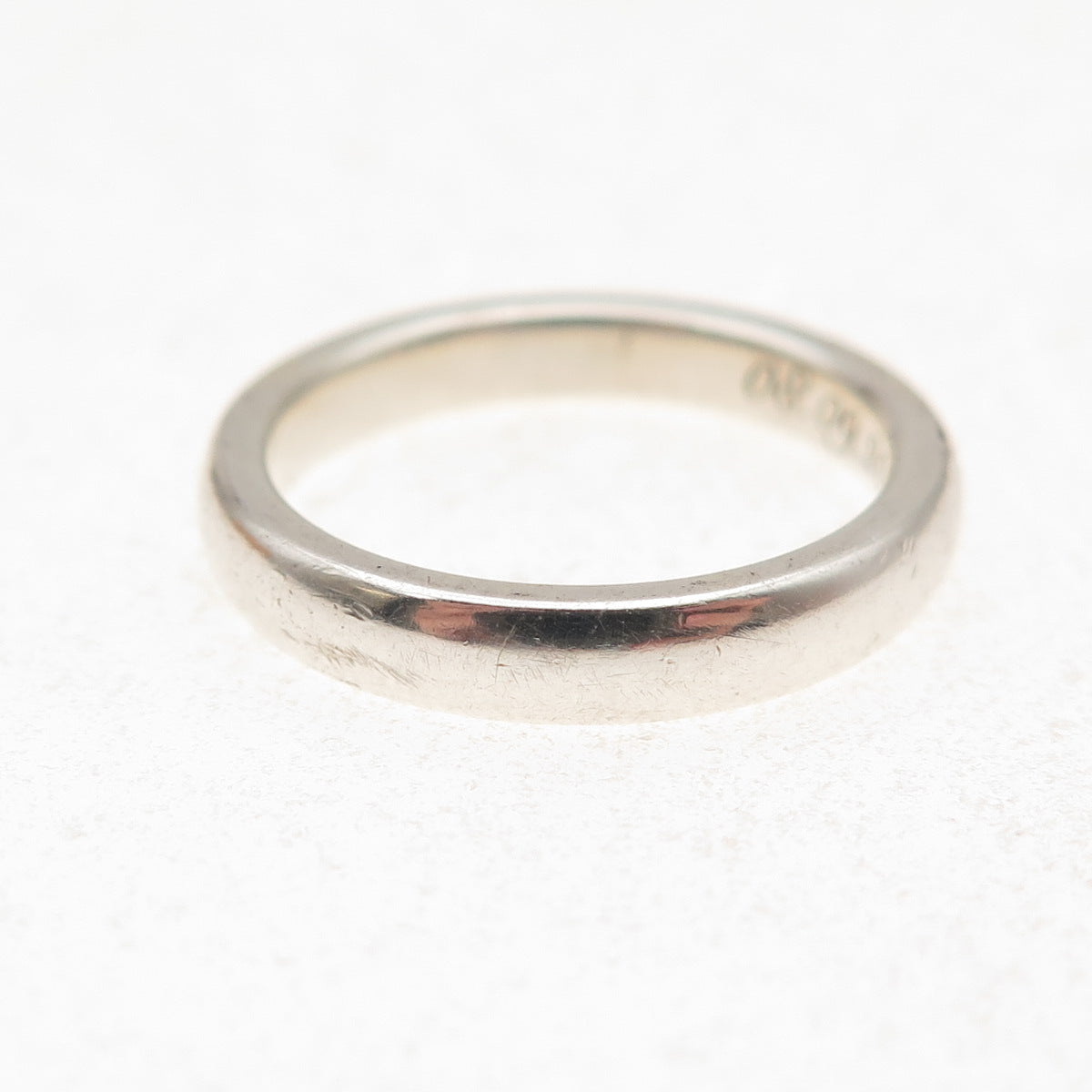 James Avery 925 Sterling Vintage Engraved Classic Wedding Band Ring Size 5.25