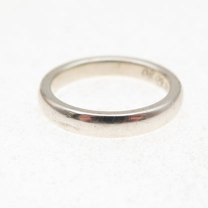 James Avery 925 Sterling Vintage Engraved Classic Wedding Band Ring Size 5.25