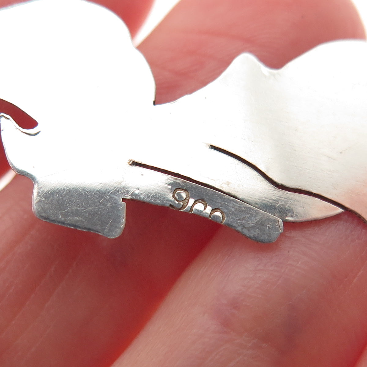 900 Silver Vintage Goofy Cartoon Character Charm Pendant