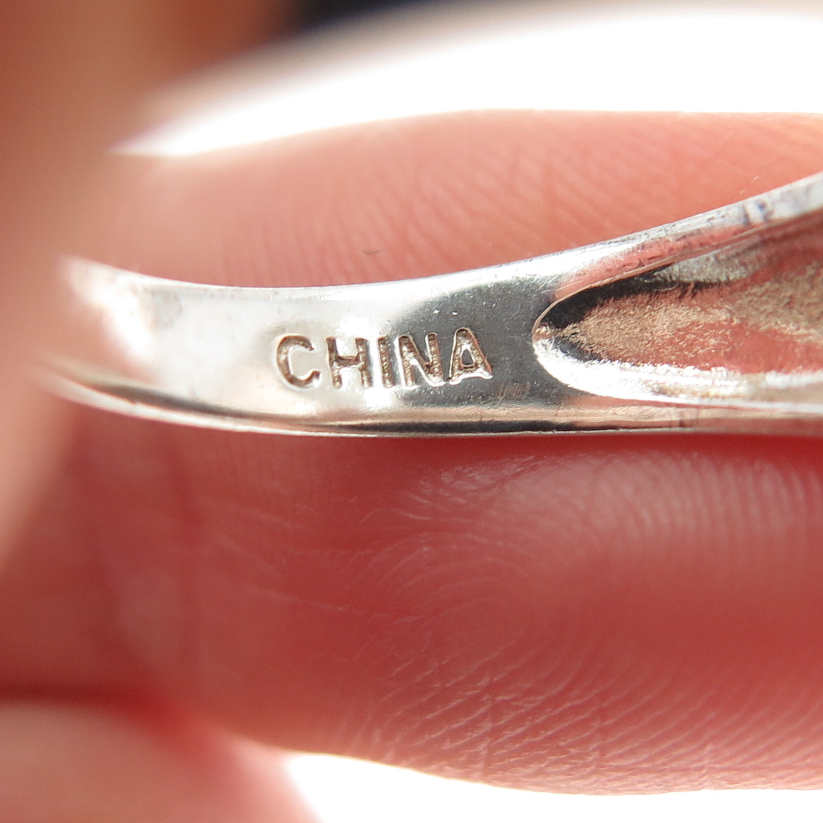 ROSS SIMONS 925 Sterling Silver Vintage Modernist Spiral Oxidized Ring Size 6.25