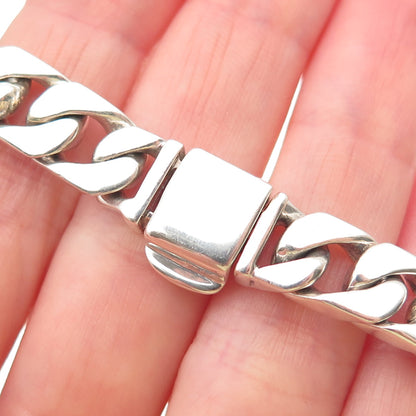 TIFFANY & CO. 925 Sterling Silver Vintage Engraved ID Bracelet 7.5"