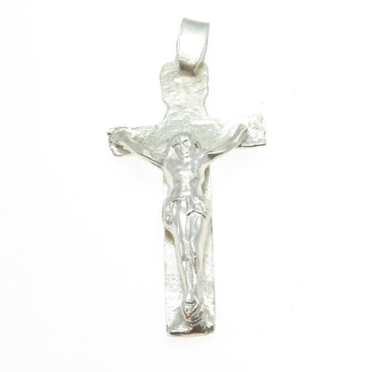 925 Sterling Silver Vintage Crucifix Cross Pendant