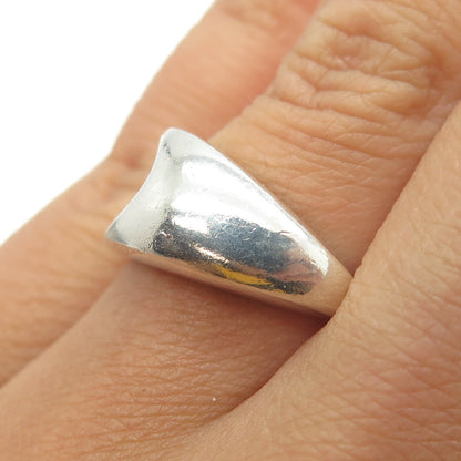 ALWAND VAHAN 925 Sterling Silver Vintage Modernist Ring Size 6
