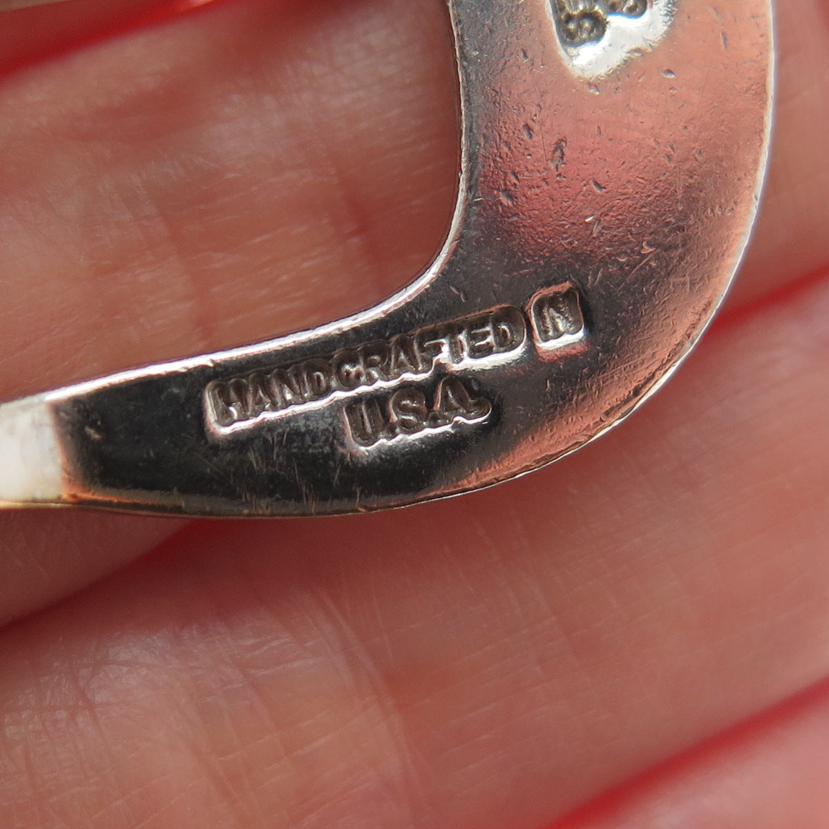 ALEXANDER'S BELTS & BUCKLES Sterling Vintage 1996 SET of Belt Buckle Loop Tip