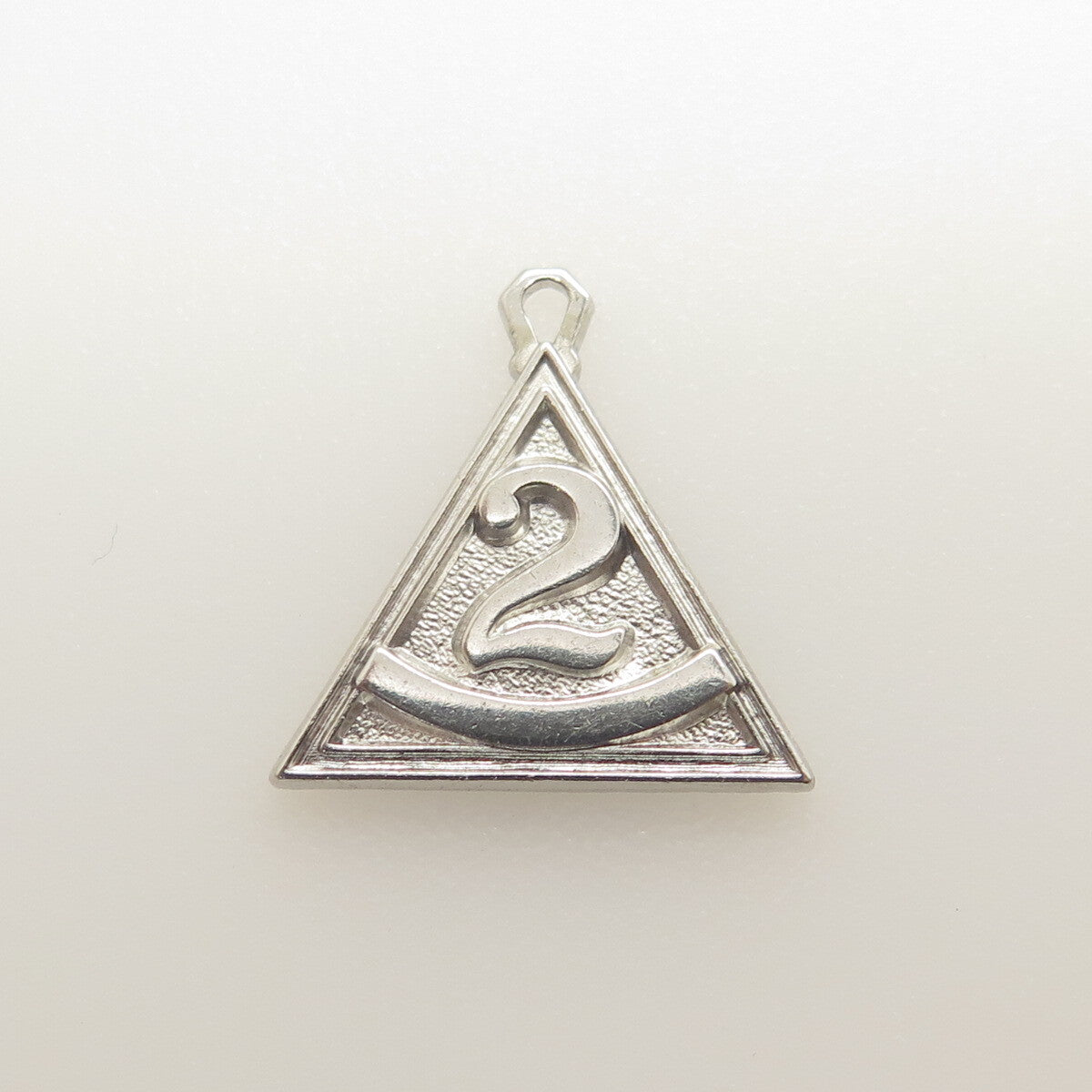 DOC MORGAN JOB'S DAUGHTERS 925 Sterling Vintage Second Messenger Station Pendant
