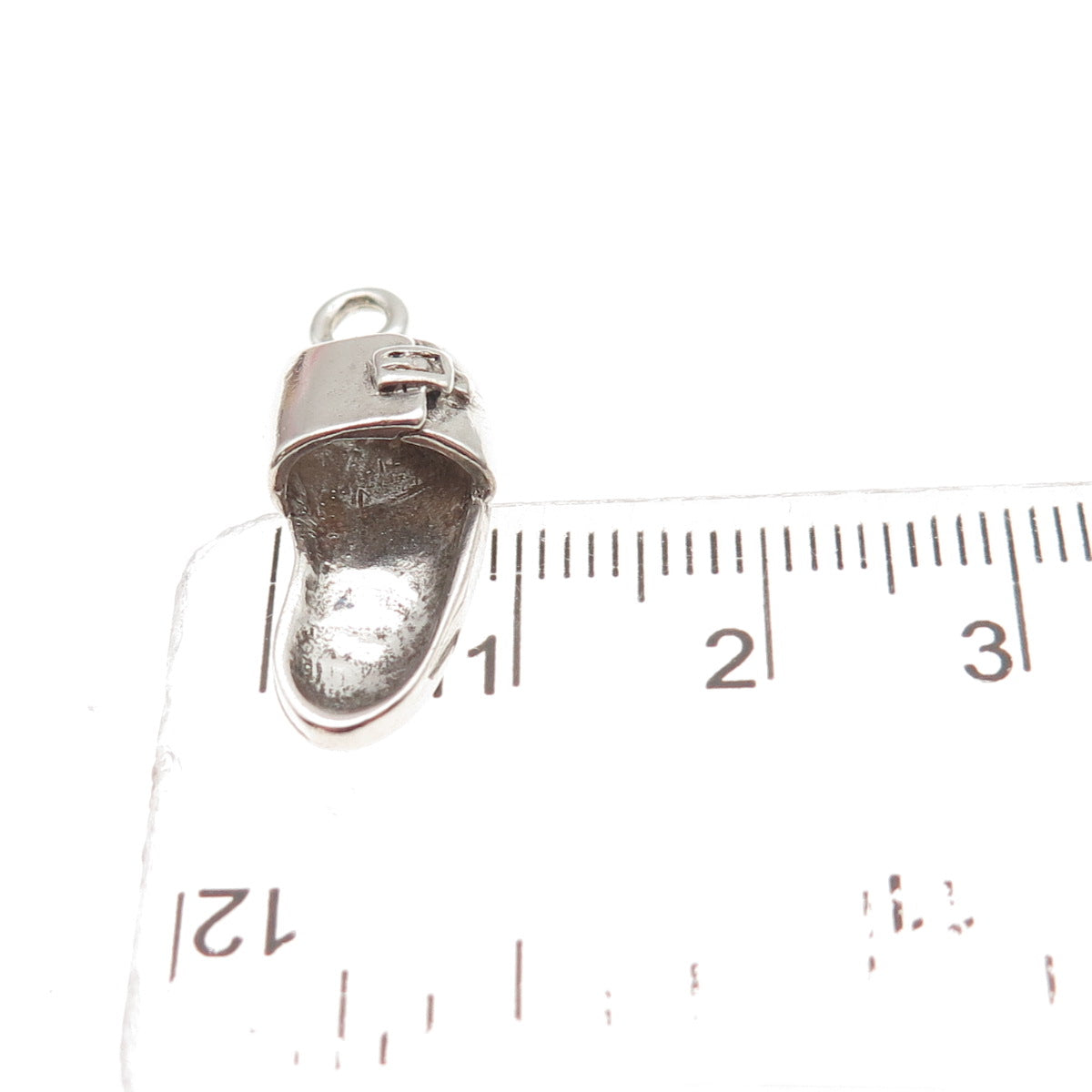 Sunwest 925 Sterling Silver Vintage Sandal Oxidized 3D Charm Pendant
