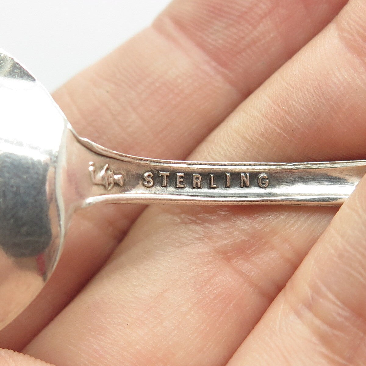 925 Sterling Silver Antique H.H. Tammen Curio Co. Colorado States & Cities Spoon