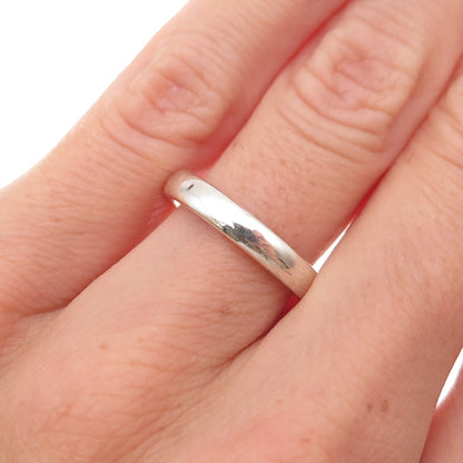James Avery 925 Sterling Vintage Engraved Classic Wedding Band Ring Size 5.25
