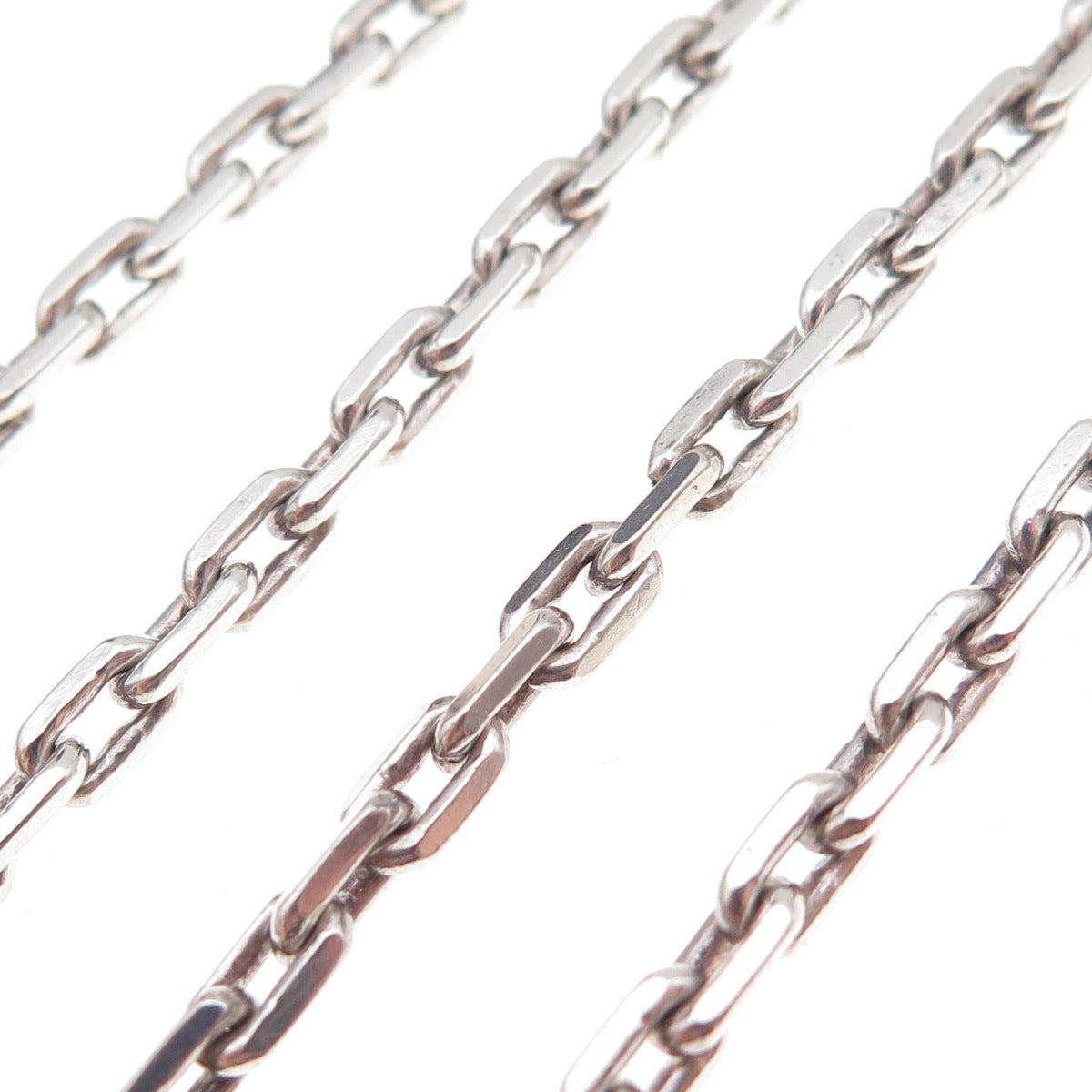 925 Sterling Silver Vintage Germany Cable Chain Necklace 16"