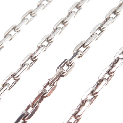 925 Sterling Silver Vintage Germany Cable Chain Necklace 16"
